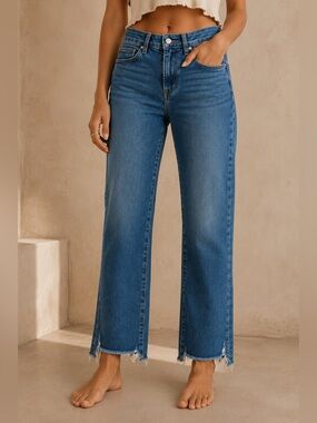 Good American Good Legs Straight Jeans - Size 2/26
